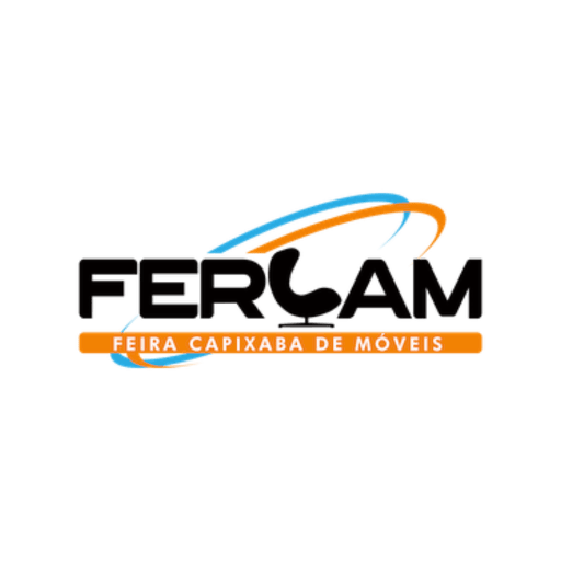 Logotipo oficial da FERCAM – Feira Capixaba de Móveis.