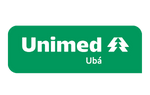 Logotipo da Unimed Ubá em fundo verde.
